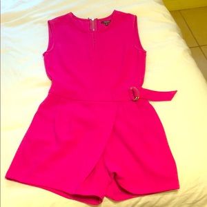 Hot pink romper